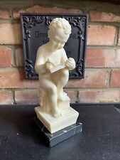 Vintage carved cherub for sale  POOLE