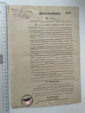 Geburtsurkunde 1937 waltersdor gebraucht kaufen  Berlin