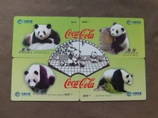Usado, PUZZEL 4 Prepaid kaarten MINT Ongebruikt China - COCA-COLA / Panda Bear comprar usado  Enviando para Brazil