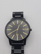 Usado, Rip Curl A2700G relógio analógico tília meia-noite aço inoxidável bateria nova funciona comprar usado  Enviando para Brazil