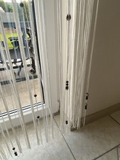 Cremefarbene gardinen faden gebraucht kaufen  Wesel