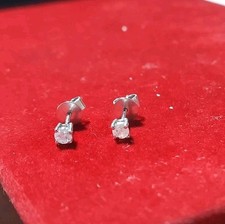 Diamond solitaire earstuds for sale  GLASGOW