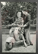 Cartolina Moto Lambretta 150 LD 1957 - Coppia Innamorati - Ediz. Cecami comprar usado  Enviando para Brazil