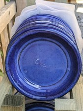 Blue ceramic saucer for sale  LARGS