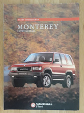 Vauxhall monterey brochure for sale  BOURNE