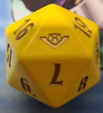 MTG Outlaws of Thunder Junction: Golden Nugget D20 Die (Amarelo), usado comprar usado  Enviando para Brazil