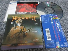 MEGADETH / so far , so good... so what! /JAPAN LTD CD OBI comprar usado  Enviando para Brazil