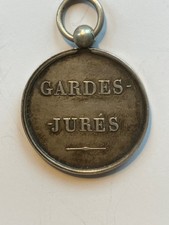 Medaille gardes jures d'occasion  Carantec