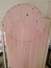 Pink net canopy for sale  LIVINGSTON