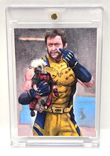 Wolverine & Dogpool - Cartão esboço desenhado à mão 1/1 comprar usado Wolverine & Dogpool - Cartão esboço desenhado à mão 1/1 comprar usado  Enviando para Brazil