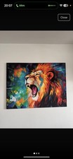 Big lion canvas for sale  BRISTOL
