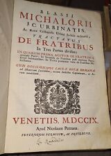 Blasi michalorii tractatus usato  Napoli