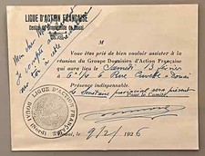 Lettre interne invitation d'occasion  Paris XVIII