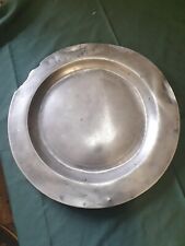 Antique pewter charger. for sale  LLANDRINDOD WELLS