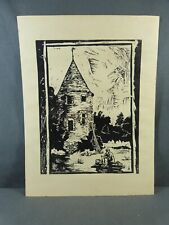 Linogravure originale homme d'occasion  Chevannes