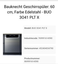 Bauknecht spülmaschine unterb gebraucht kaufen  Bergheim