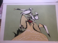 Gianni dova litografia usato  Bologna