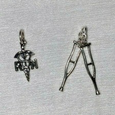 Sterling silver crutches for sale  Glasgow