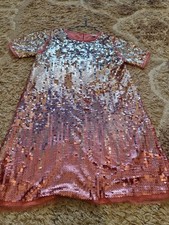 Pink heavy sequins for sale  LONDON