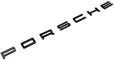 Porsche schriftzug schwarz gebraucht kaufen  Lemgo
