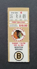 Blackhawks bruins 1983 for sale  Grant Park
