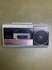 Usado, Gravador cassete rádio FM-AM National Panasonic RX-1822 prata mini boombox S comprar usado  Enviando para Brazil