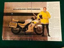 Kawasaki police motorbike for sale  BRISTOL