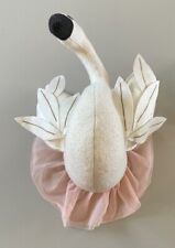 Usado, Cabeça de cisne parede pendurada berçário rosa tutu decoração 3D quarto de bebê meninas comprar usado  Enviando para Brazil