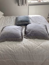 Grey scatter cushions for sale  ROCHESTER
