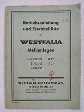 Westfalia melkanlage 700 gebraucht kaufen  Hamburg