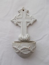 Benitier ancien biscuit d'occasion Benitier ancien biscuit d'occasion  France