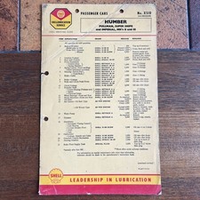 Vintage shell lubrication for sale  HEBDEN BRIDGE