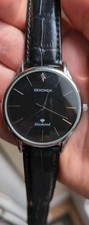 Mens black leather for sale  WAKEFIELD