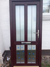 Upvc door rosewood for sale  STROUD
