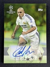 Vitrina Topps UEFA Champions League 2016 Roberto Carlos verde automático/150 segunda mano  Embacar hacia Argentina