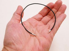 Colar masculino de couro gargantilha surfista colar de couro para homens com fecho de baioneta, usado comprar usado  Enviando para Brazil