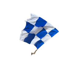 Bandiera bianco azzurro usato  Napoli