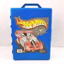 Usado, Estojo de transporte vintage Hot Wheels 2004 plástico azul para carro comprar usado  Enviando para Brazil