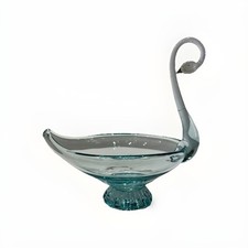 Vintage glass swan for sale  REDHILL