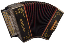 Melodeon hohner pokerwork usato  Spedire a Italy