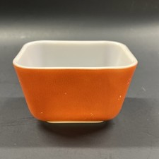 Prato de geladeira pequeno vintage década de 1970 Pyrex sem tampa laranja marrom pomar 501 comprar usado  Enviando para Brazil