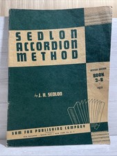 Método de acordeão Sedlon por JH Sedlon livro vintage 3-B edição revisada, usado comprar usado  Enviando para Brazil