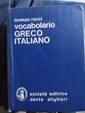 Rocci vocabolario greco usato Rocci vocabolario greco usato  Moncalieri