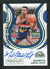 2023-24 MAHMOUD ABDUL RAUF 2/5 AUTOGRAFADO PANINI COLEÇÃO IMACULADA VIRTUOSO, usado comprar usado  Enviando para Brazil