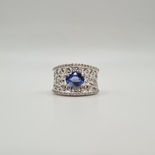 Bague blanc carats d'occasion  Paris IX