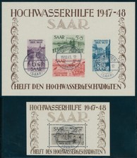 Saarland 1948 block gebraucht kaufen  Hamburg