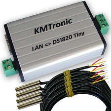 Usado, KMtronic LAN DS18B20 WEB Digital Temperature Monitor 4 Sensors (1 meter Cable) comprar usado  Enviando para Brazil