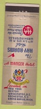 Matchbook cover manger for sale  USA