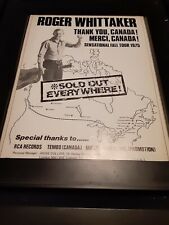 Roger whittaker 1975 for sale  Palm Bay