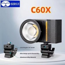 Luz de vídeo LED portátil externa SIRUI C60X 60W COB 2500-6500K  comprar usado  Enviando para Brazil